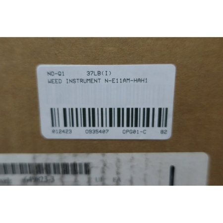 Weed Instrument 030InHg 6095VDC Differential Pressure Transmitter, NE11AMHAH1 N-E11AM-HAH1